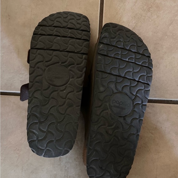 Birkenstock Papillio Arizona Brown Leather with Platform W9 - Picture 2 of 4